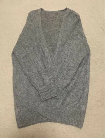 FREAK'S STORE 그레이 V넥 니트 긴팔