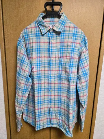 CHALLENGER 챌린저 체크 플란넬 셔츠 긴팔