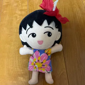 치비 마루코짱 여름 하와이안 봉제 인형