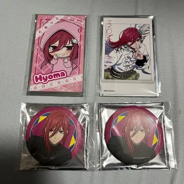 블루 록 치기리 효마 폴라로이드풍 카드 매트 캔뱃지