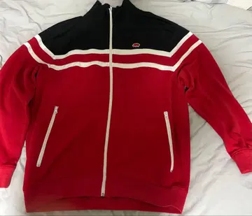 트레이닝 자켓 빨간색/블랙 스트라이프