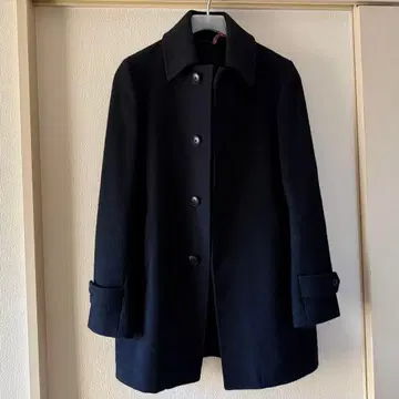 SHIPS M 네이비 울 카코트 114-15-0347