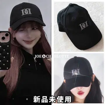 다리치 darich 크리스탈 로고캡 모자 BLK