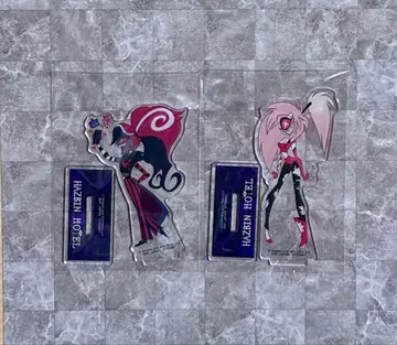 해즈빈 호텔에 오신 것을 환영합니다 아크릴 플레이트 체리 밤 벨벳