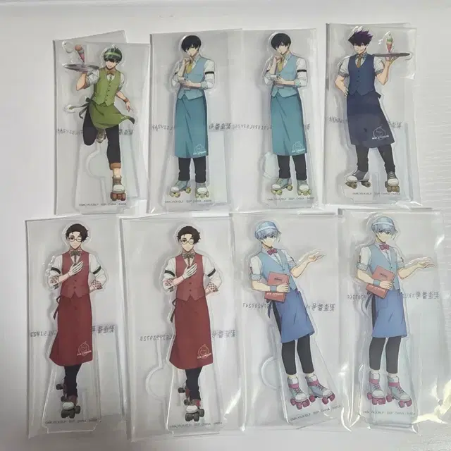 블루록 day off~쿠지 E상 아크릴스탠드 이사기 린 카라스 히오리