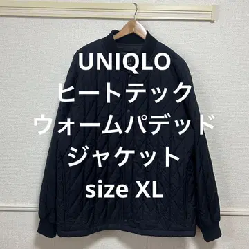 컨디션 최상 유니클로 히트텍 웜 패딩 자켓 블랙 사이즈 XL