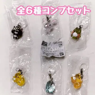컴프 토끼 모피 메지루시 액세서리 전 6종 세트