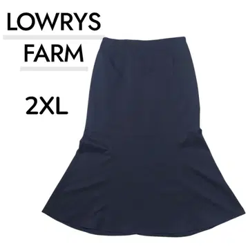 로리즈팜 머메이드 스커트 2XL 블랙