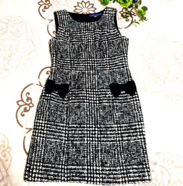 엠즈 그레이시 트위드 오버롤 스커트