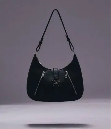 디자인 지퍼 하프문 백