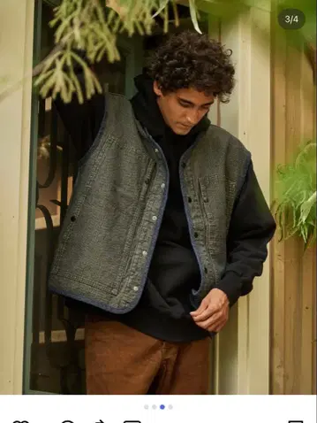 AOZORA BLUE HEAVE 24'AW 사시코 데님 베스트