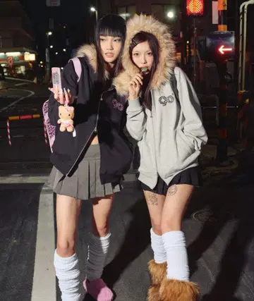 9090girl 셋업 레오파드 그레이