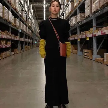 AMERI JACKET LIKE TIGHT KNIT DRESS 원피스 S