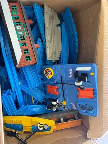 프라레일 레일 역 건널목 세트