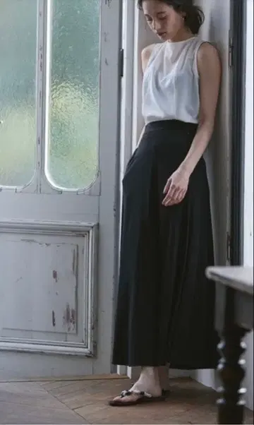 리나라메르 서큘러 롱 스커트