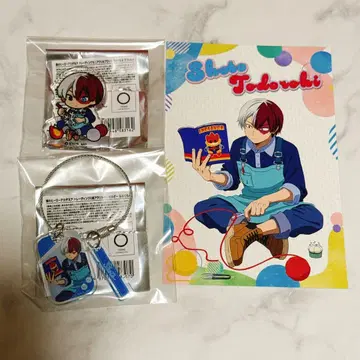 히로아카 핸즈 미니 아크릴 블록 특전 포스카 2연 키링 토도로키 쇼토