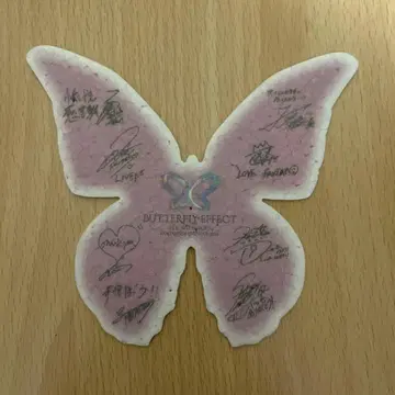 FANTASTICS 메시지 카드 나비 낙하물 4