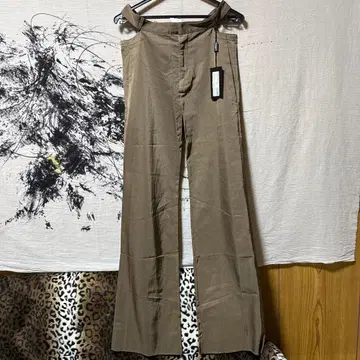 DIRK BIKKEMBERGS 오픈 웨이스트 트라우저 KWY 38