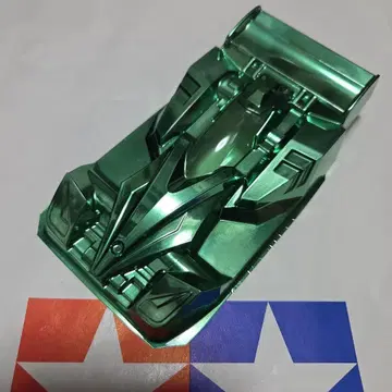 미니 사륜구동 사이클론 매그넘 클리어 바디 염색 가공 & 도금 가공 그린