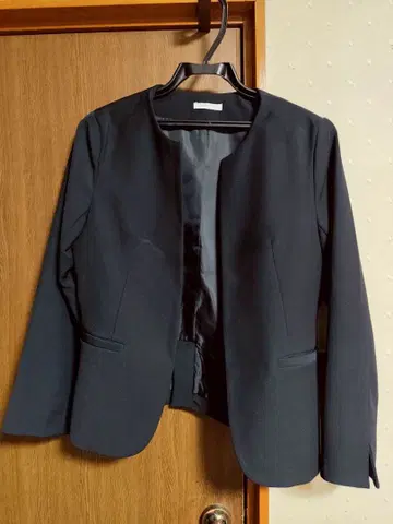 Honeys 노카라 자켓 미지 시리즈 팬츠 세트