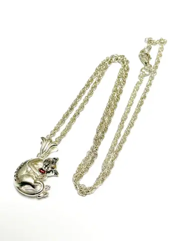 카수 공방 2018년 크리스마스 한정판 담설면고양이 TOP 체인 세트