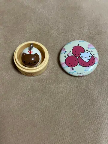 냥냥냥코 냐이치 캔뱃지 & 안냥코만 마스코트 세트