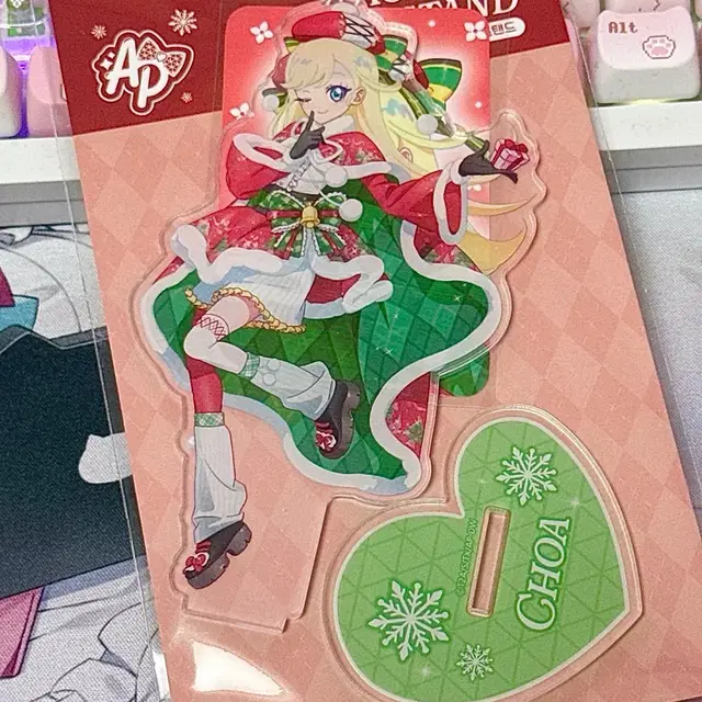 비밀의 아이프리 하남 팝업스토어 크리스마스 초아 아크릴 스탠드