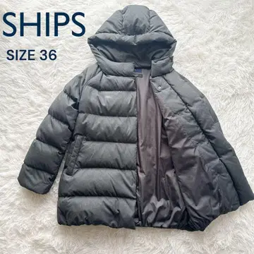 쉽스 LIMONTA 다운 코트 36 그레이 새상품급 착용 횟수 적음