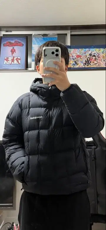 몽벨 montbell 네쥬 다운 블랙 S