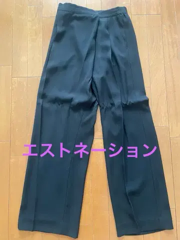 ESTNATION 블랙 슬랙스 38