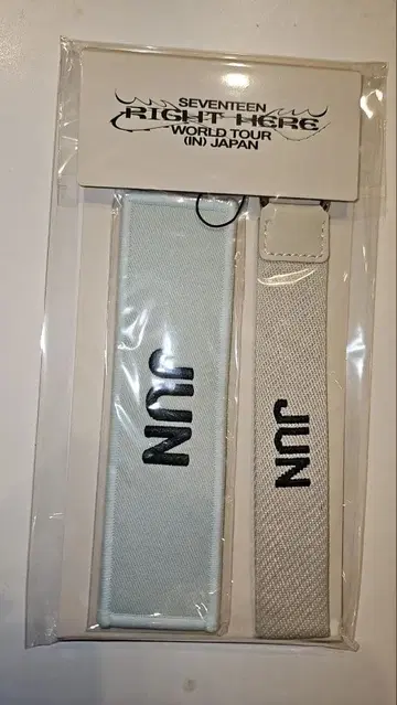 미개봉 새상품 SEVENTEEN 준 와펜 배지 스트랩 세트