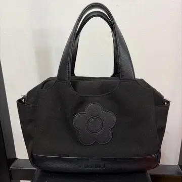 MARY QUANT 블랙 토트백