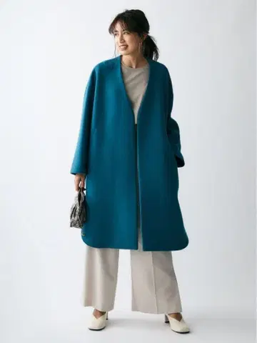 Mila Owen 노카라 코트 0 사이즈