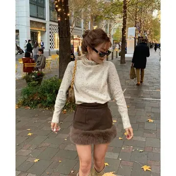 퍼 미니 스커트 nugu