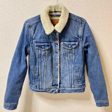 Levi's 리바이스 보아 데님 자켓 G 워시 블루 M