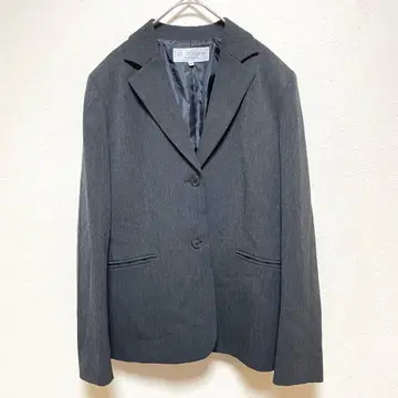 옥테이블 테일러드 자켓 블랙 40 사이즈 카라 부착 비즈니스 포멀