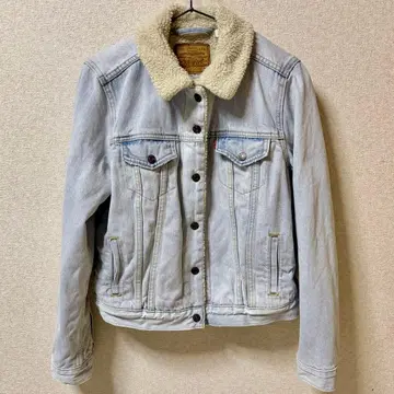 Levi's 리바이스 보아 데님 자켓 G 자켓 아이스 블루 M
