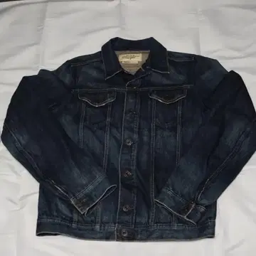 백 넘버 M 사이즈 데님 자켓