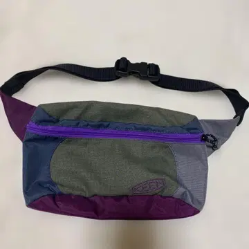 새상품급 KEEN HARVEST 바디백 웨스트 파우치 그레이/퍼플
