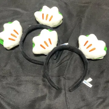 디즈니 미키 머리띠 글로브 쉐이프 파오