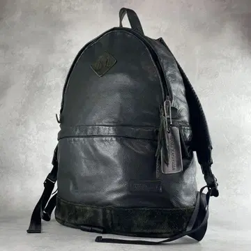 새상품급 ISAMU KATAYAMA BACKLASH 가죽 백팩 블랙