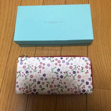 Samantha Thavasa 쁘띠 초이스 꽃무늬 장지갑 박스 포함
