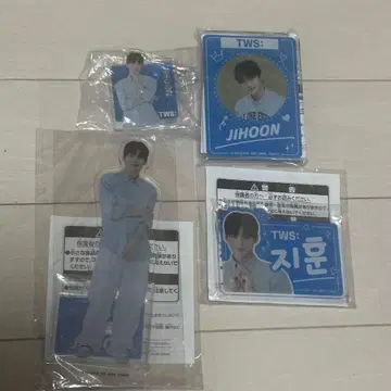 TWS 지훈 JIHOON 아크릴 배지 아크릴 스탠드 남코 한정판