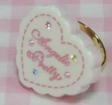 AngelicPretty wondercookie 반지 화이트 핑크