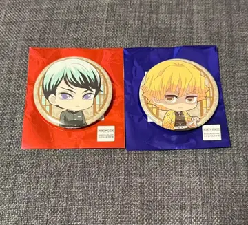 귀멸의 칼날 뻬땅코 트레이딩 캔뱃지 무한성편 제1장 유시로 젠이츠 세트