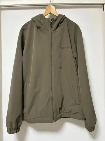 컨버스 속기모 후드티 블루종