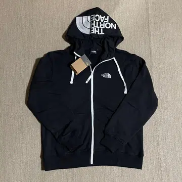 THE NORTH FACE 미사용 새상품 블랙 집업 후드티 블랙