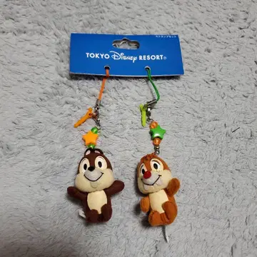 도쿄 디즈니 리조트 스트랩 세트 칩과 데일