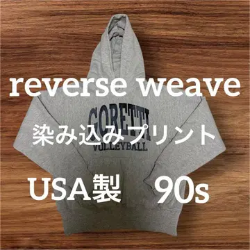 [레어] 90s 리버스 위브 USA제 잉크 프린트 EAGLE 택