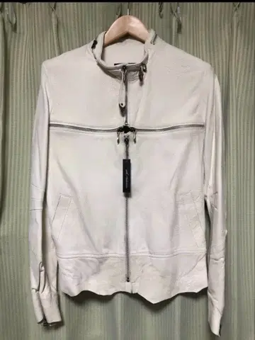 14th addiction white cross zip jacket